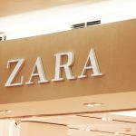 Zara signage inside building