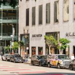 Discover upscale shopping in Union Square, San Francisco, featuring iconic luxury brands.